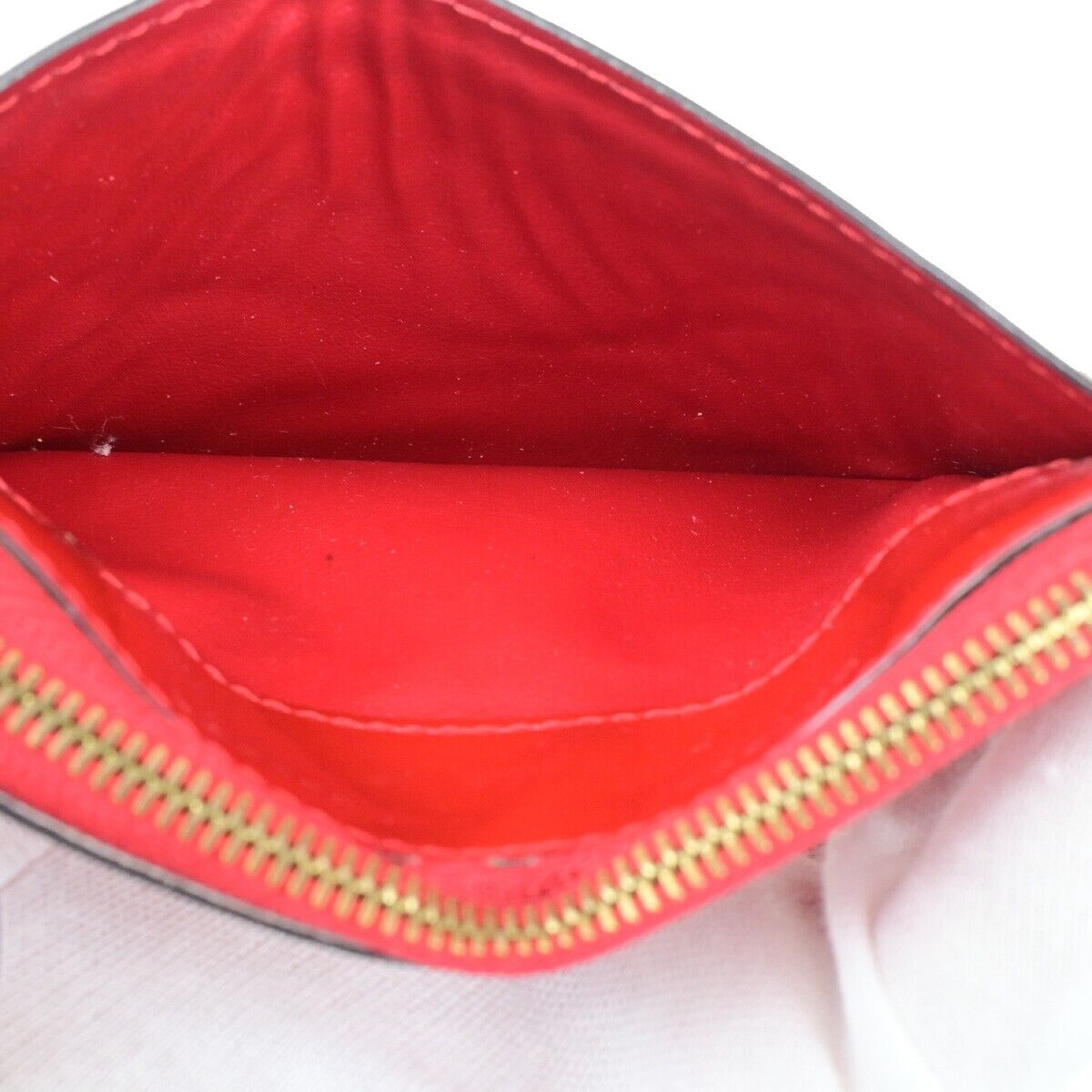 LOUIS VUITTON Pochette Cles Coin Wallet Monogram Vernis Hot Pink M90312 66EC583