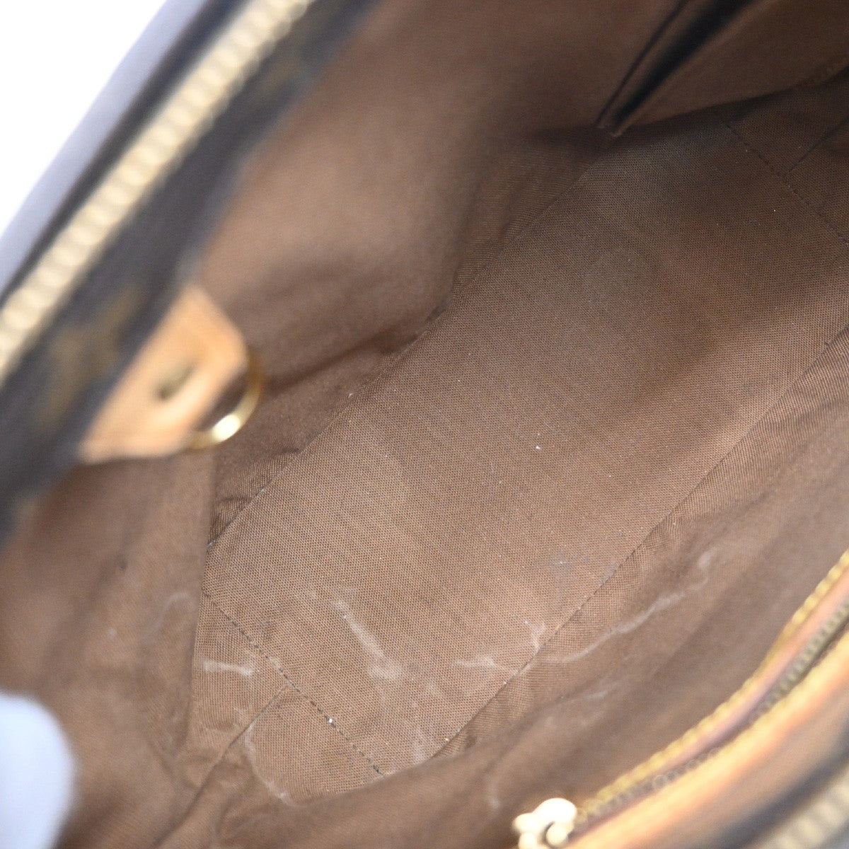 LOUIS VUITTON Cabas Piano Shoulder Bag Monogram Leather Brown M51148 39YH177