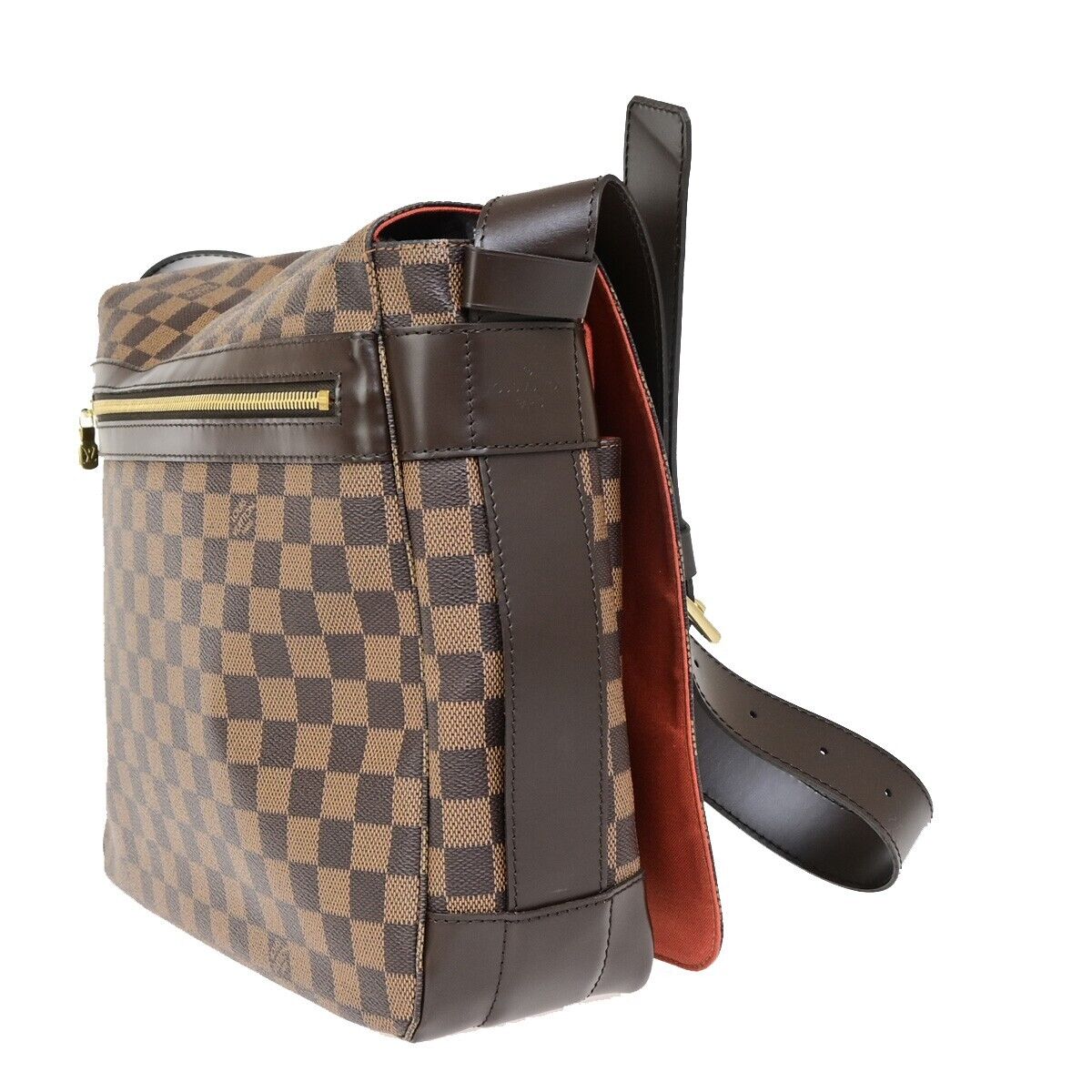 LOUIS VUITTON Bastille Shoulder Bag Damier Ebene Leather Brown N45258 25FB189