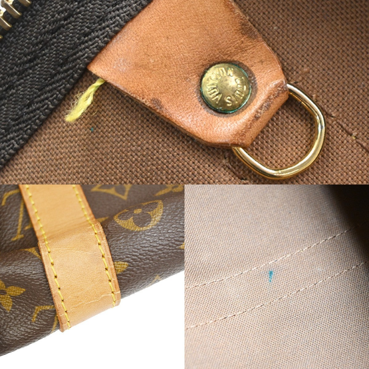 LOUIS VUITTON Keepall 55 Travel Hand Bag Monogram Leather Brown M41424 18PA033