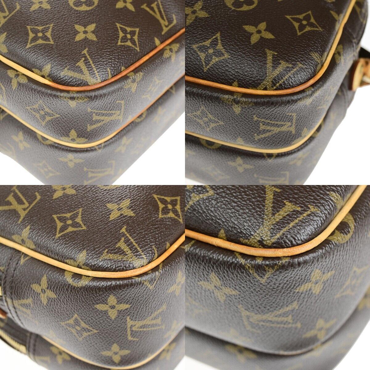LOUIS VUITTON Reporter PM Crossbody Shoulder Bag Monogram Leather M45254 62ED257