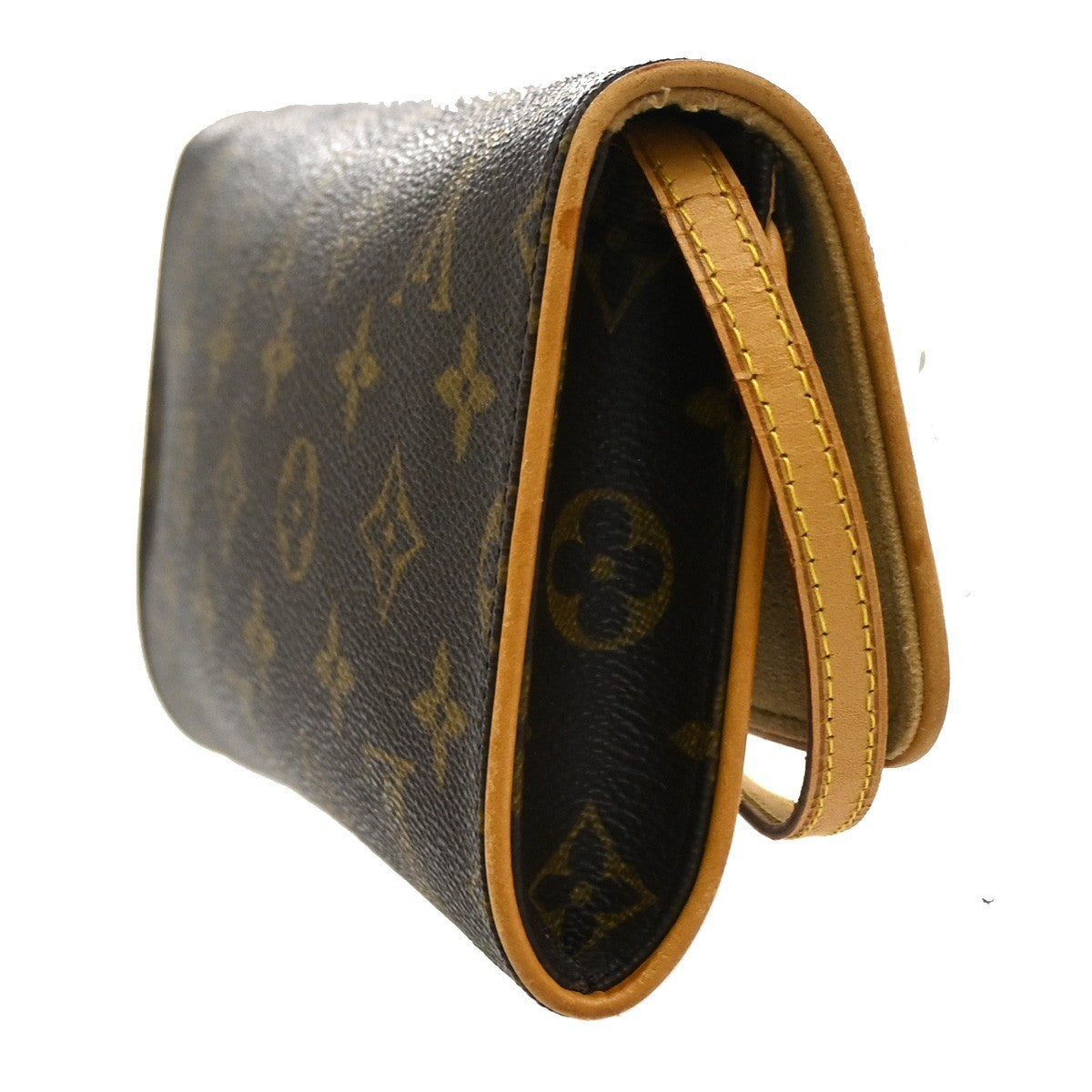 LOUIS VUITTON Pochette Twin GM 2Way Shoulder Bag Monogram Brown M51852 86KC982