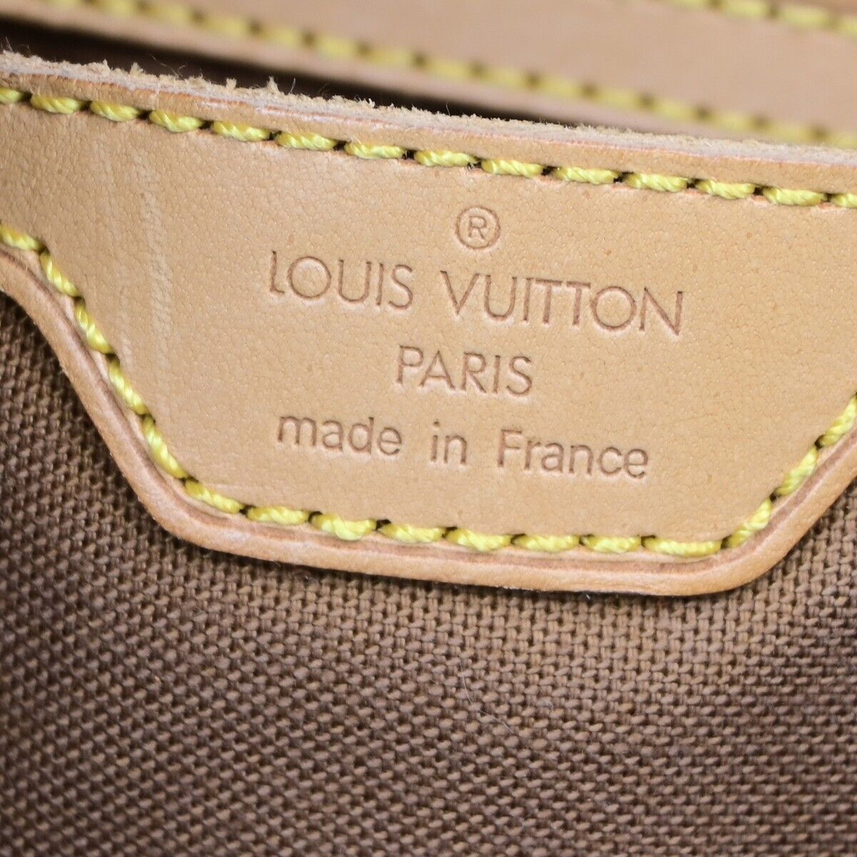 LOUIS VUITTON Montsouris GM Backpack Bag Monogram Leather Brown M51135 18ED898