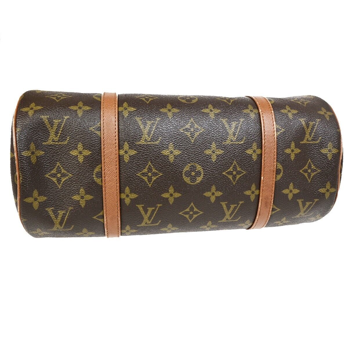 LOUIS VUITTON Logo PAPILLON 30 Hand Bag Monogram Leather Brown M51365 32SJ093