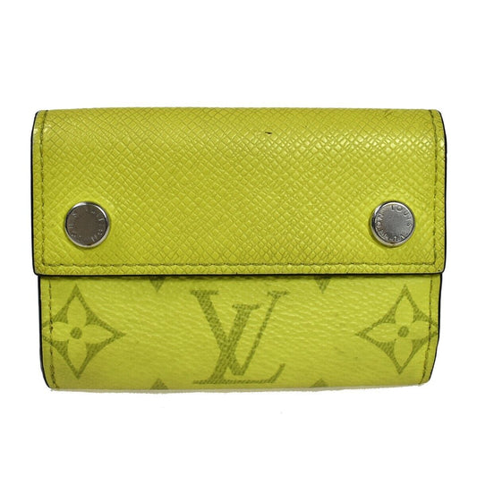 LOUIS VUITTON Discovery Compact Trifold Wallet Taigarama Leather M67629 38GA437