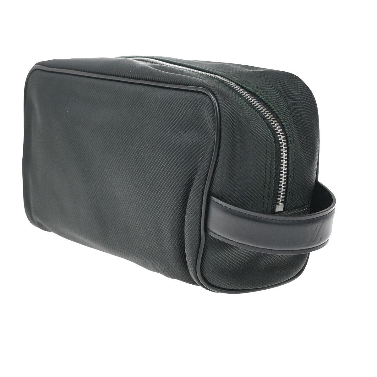 LOUIS VUITTON Parana Clutch Hand Bag Taiga Leather Nylon Green M30754 02KP364