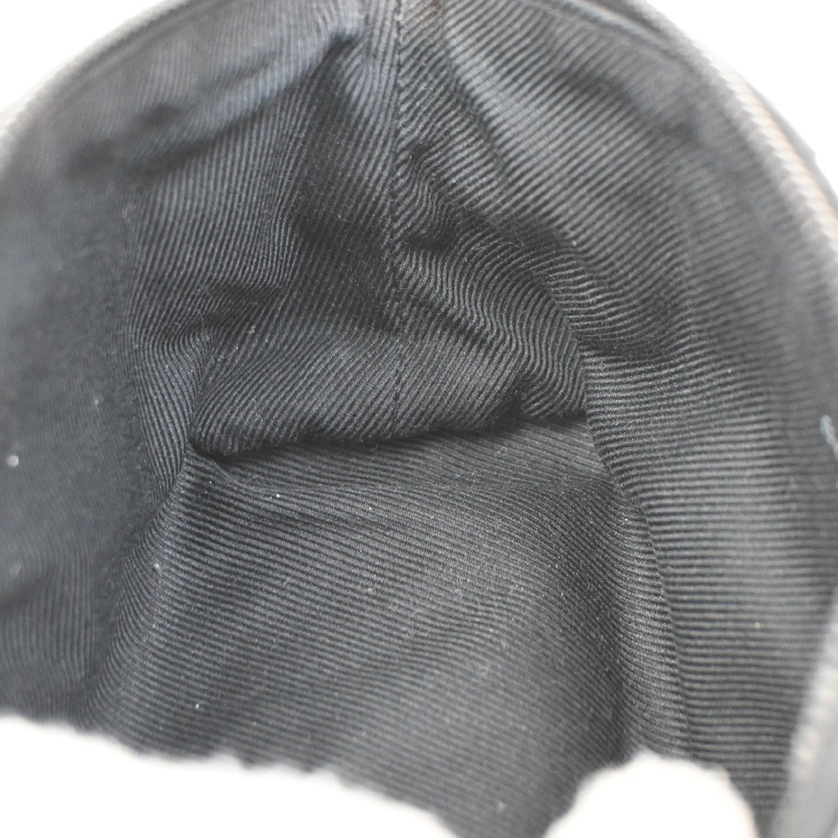 BOTTEGA VENETA Logo Intrecciato Mini Pouch Lambskin Leather Black 30RL546