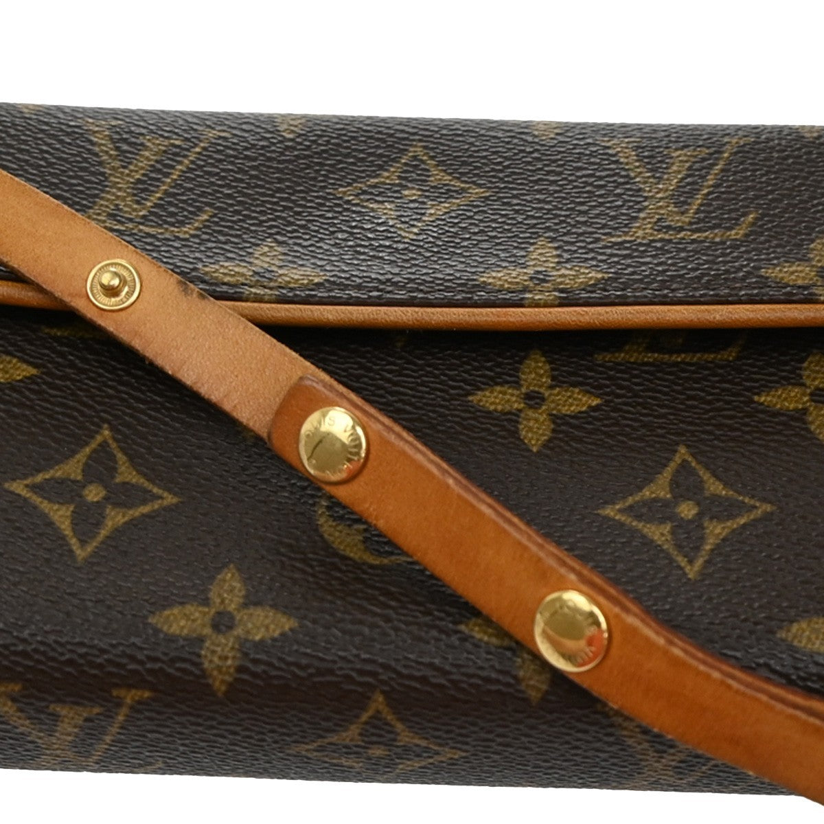 LOUIS VUITTON Pochette Florentine Bum Bag Monogram Leather Brown M51855 34CA093
