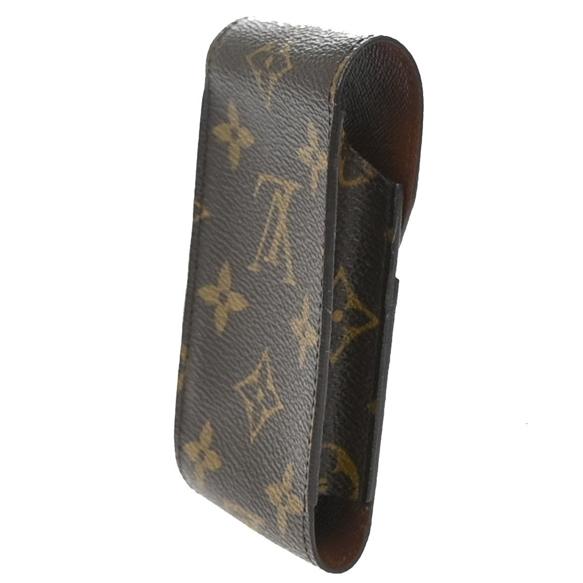 LOUIS VUITTON Etui Cigarette Case Monogram Leather Brown M63024 08KB380