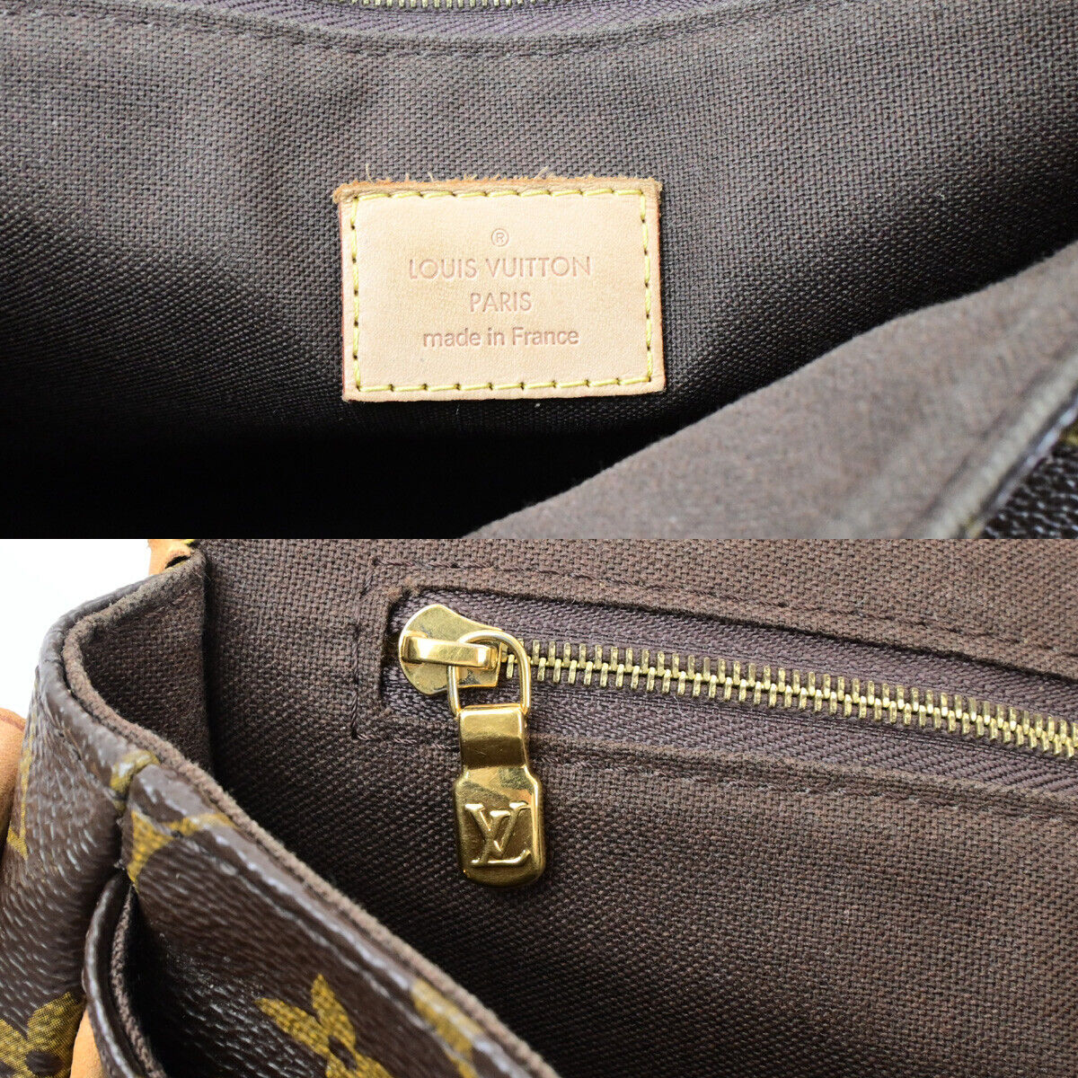LOUIS VUITTON Menilmontant PM Shoulder Bag Monogram Leather BN M40474 98KA504