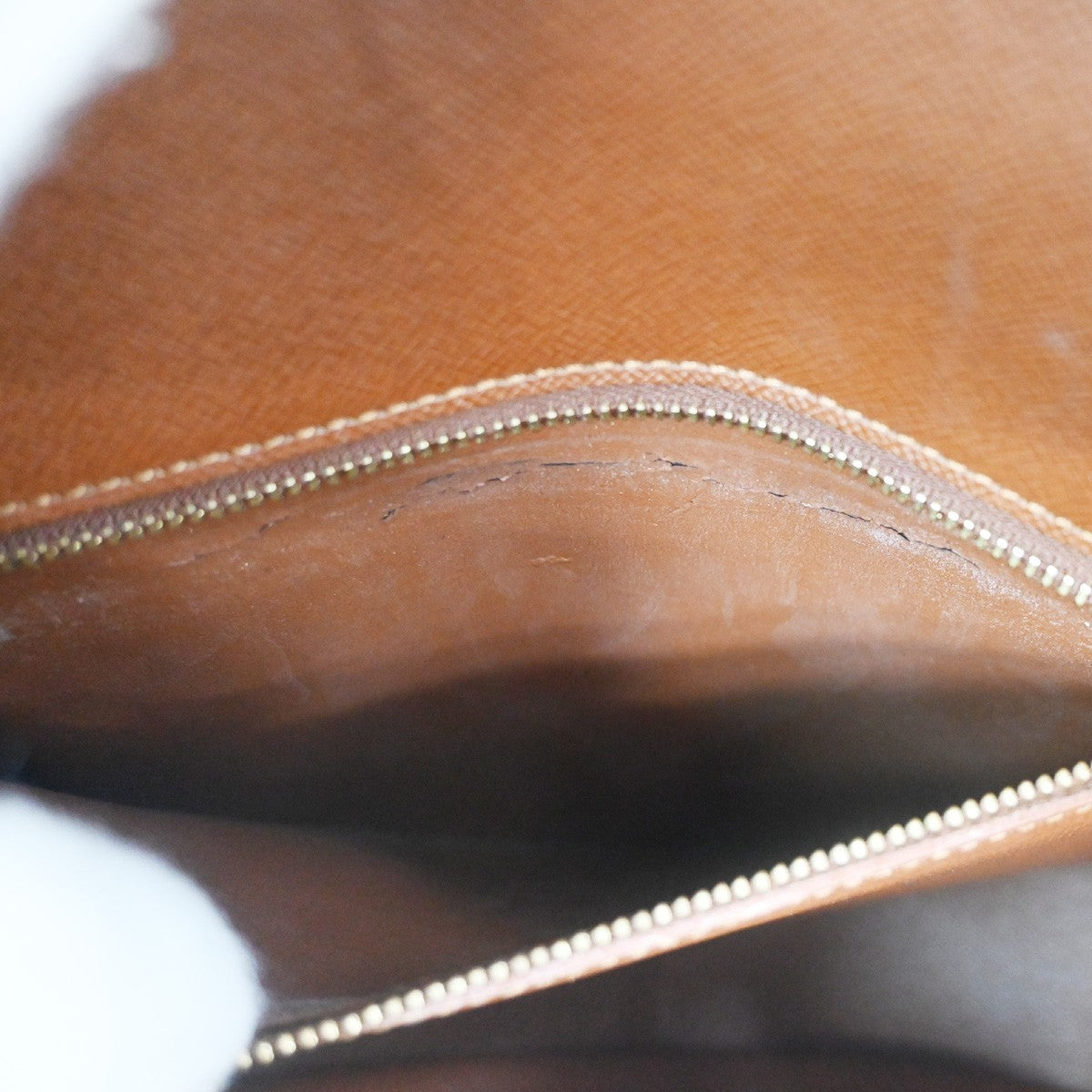 LOUIS VUITTON Saint Cloud GM Shoulder Bag Monogram Leather Brown M51242 85CA747
