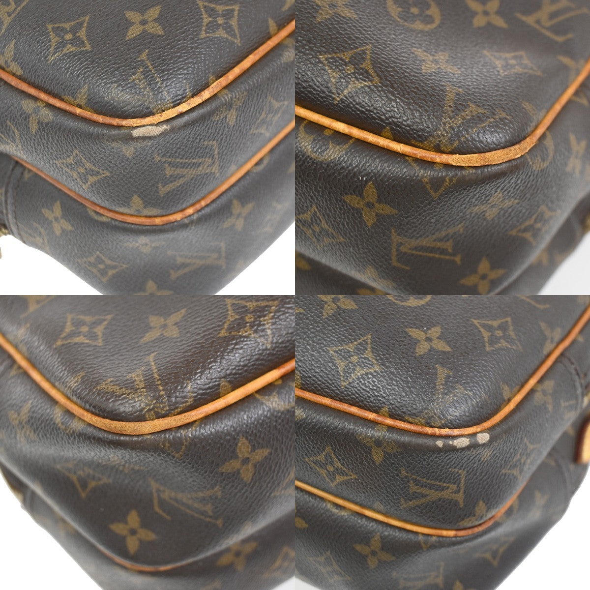 LOUIS VUITTON Reporter PM Crossbody Shoulder Bag Monogram Leather M45254 36KC824