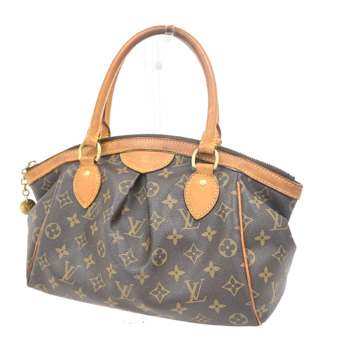 LOUIS VUITTON Tivoli PM Handbag Monogram Leather France Brown M40143 86CA750