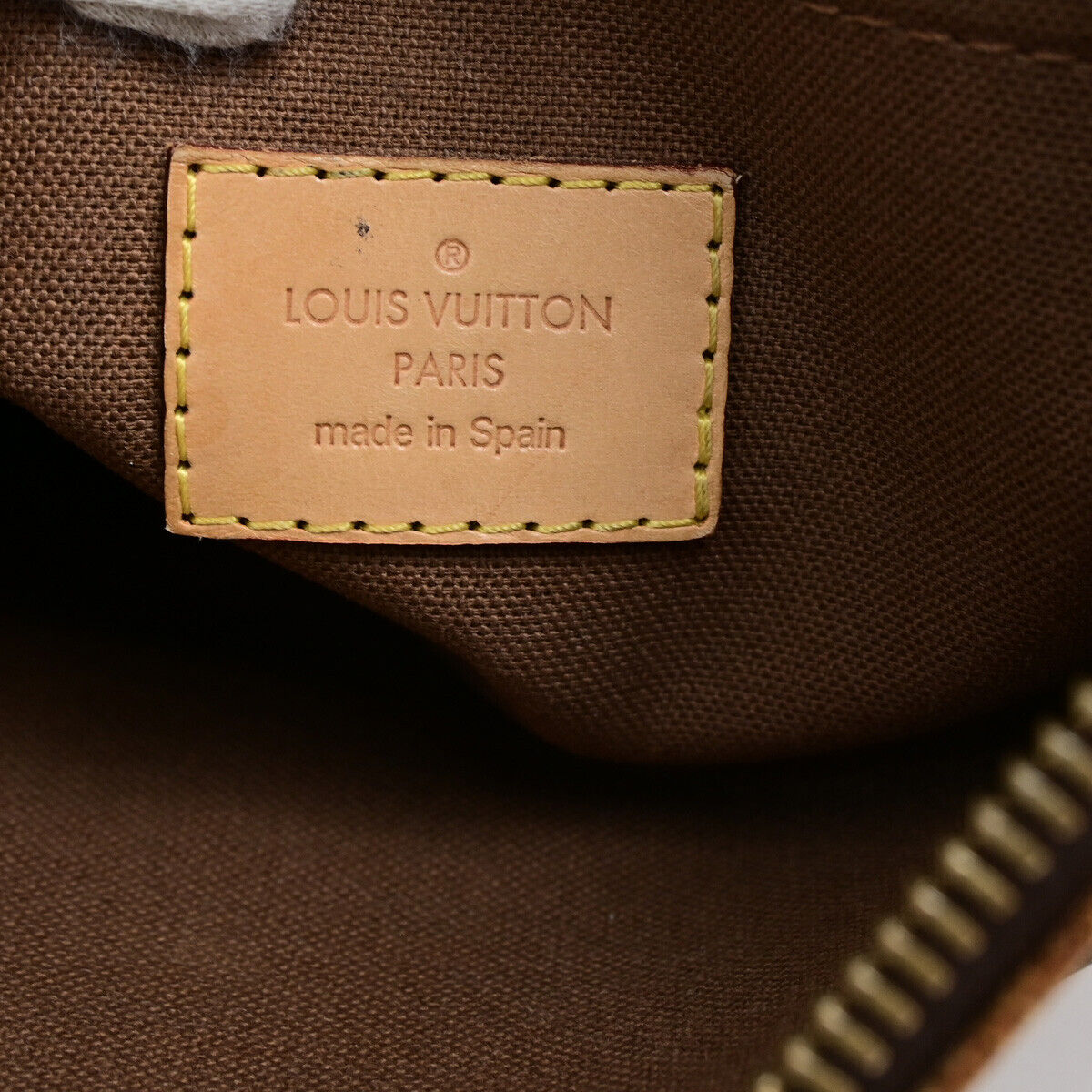 LOUIS VUITTON Odeon PM Shoulder Bag Monogram Leather Brown Spain M56390 76SJ503