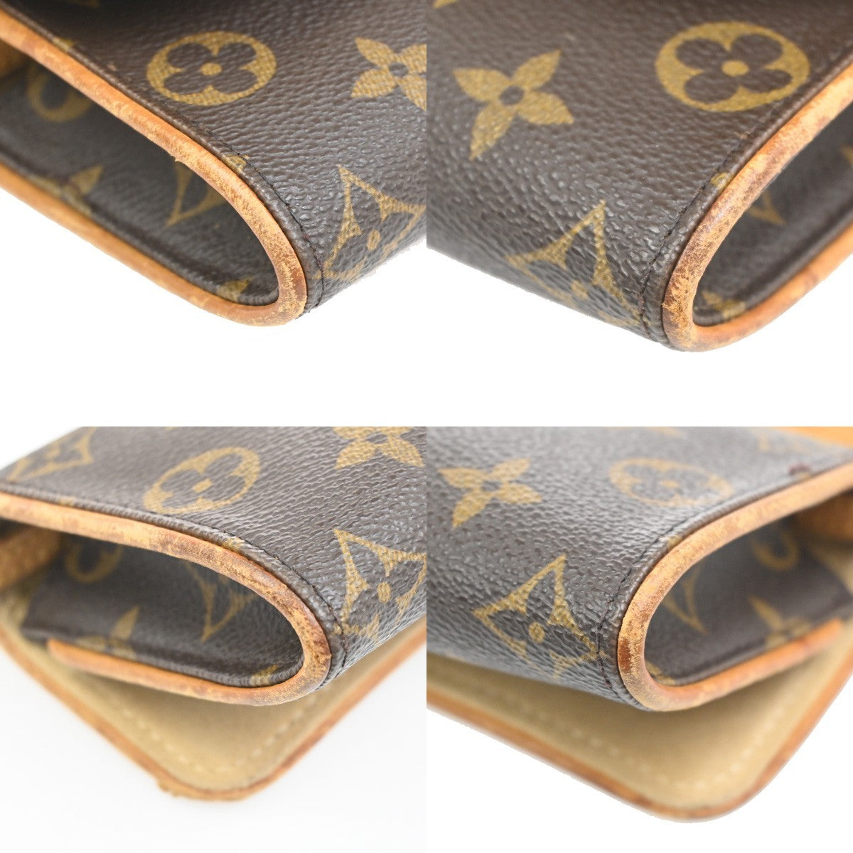LOUIS VUITTON Pochette Twin PM 2Way Shoulder Clutch Bag Monogram M51854 33YH935