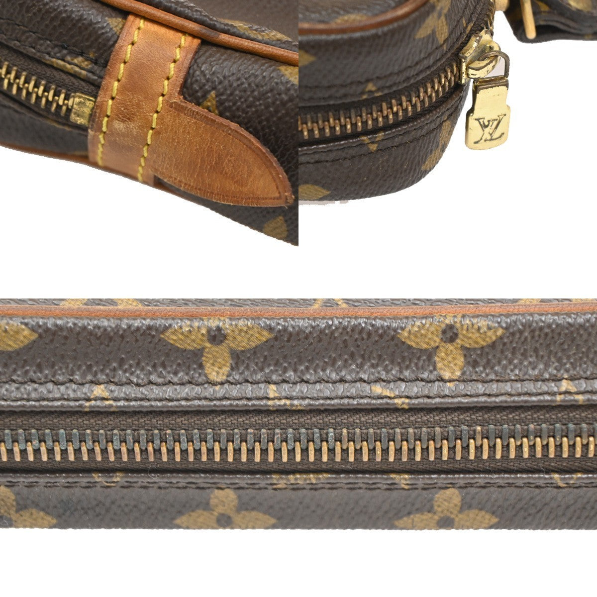 LOUIS VUITTON Marly Dragonne GM Clutch Hand Bag Monogram Brown M51825 60CA559