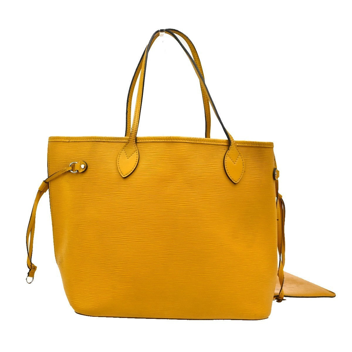 LOUIS VUITTON Neverfull MM Shoulder Tote Bag Epi Leather Yellow M40957 26CA473