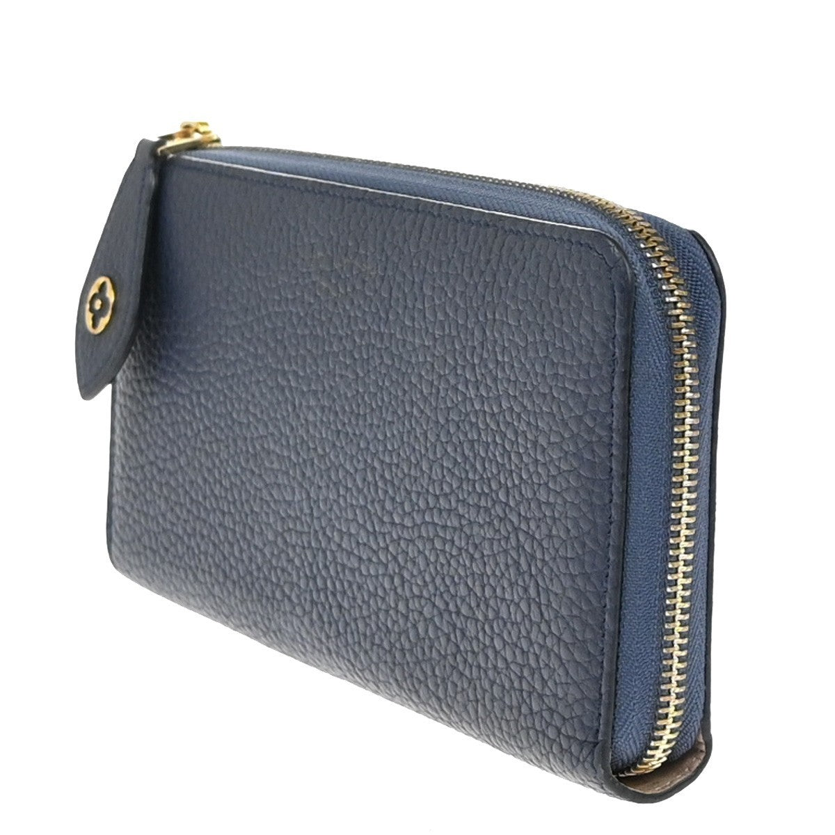 LOUIS VUITTON Portefeuille Comete Long Wallet Leather Blue M68582 39KP086