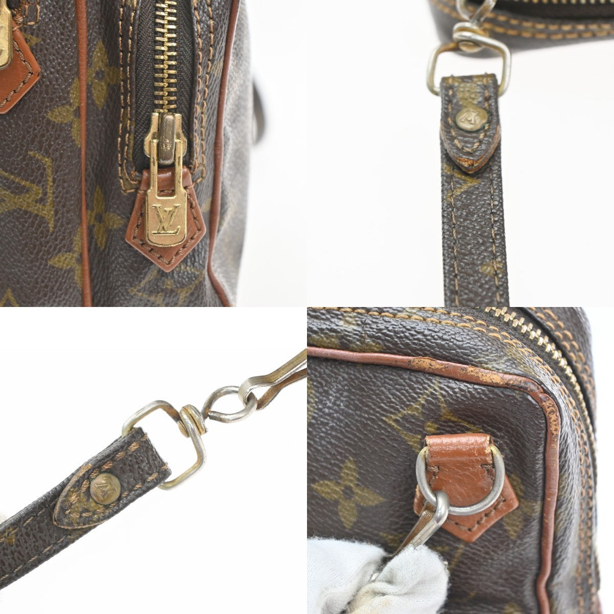 LOUIS VUITTON Mini Amazon Shoulder Bag Monogram Leather Brown M45238 67KC399
