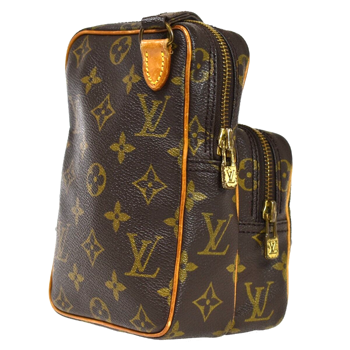 LOUIS VUITTON Mini Amazon Shoulder Bag Monogram Leather Brown M45238 86YG736