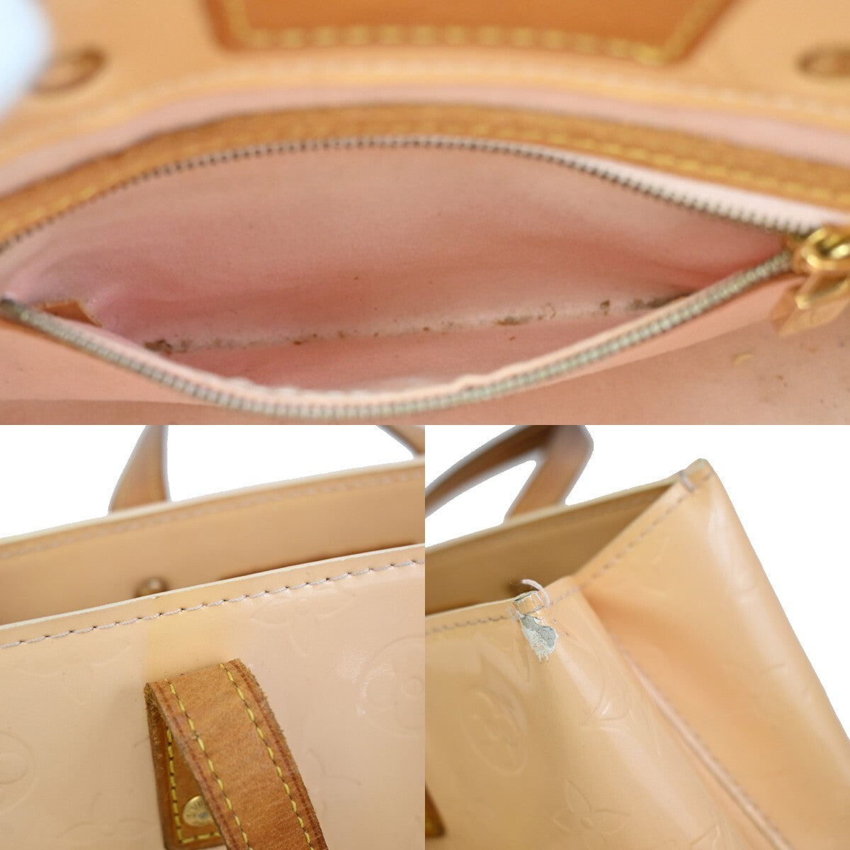 LOUIS VUITTON Read PM Hand Bag Monogram Vernis Patent Leather PK M91306 04FB585
