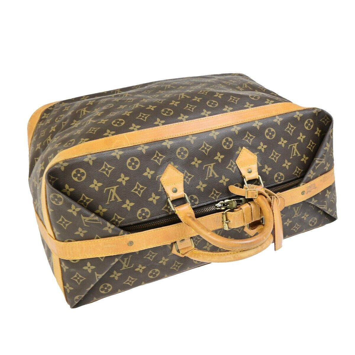 LOUIS VUITTON Cruiser 50 Travel Hand Bag  Monogram Leather Brown M41137 70EC890