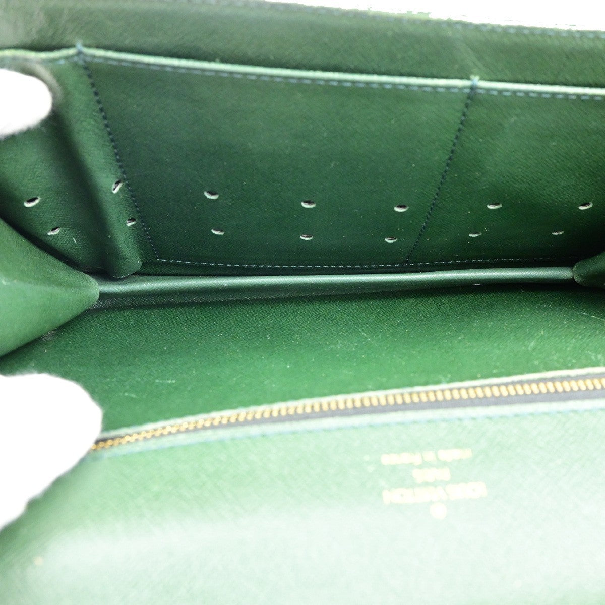 LOUIS VUITTON Pochette Kourad Clutch Hand Bag Taiga Leather GN M30194 07KC314