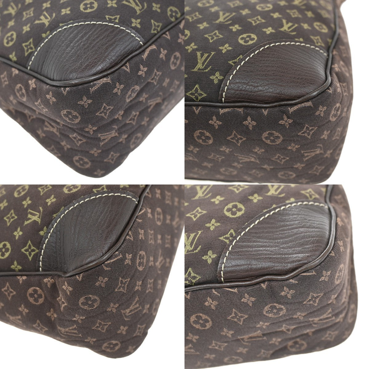 LOUIS VUITTON Boulogne 30 Shoulder Bag Monogram Mini Lin Canvas M95225 86KB615