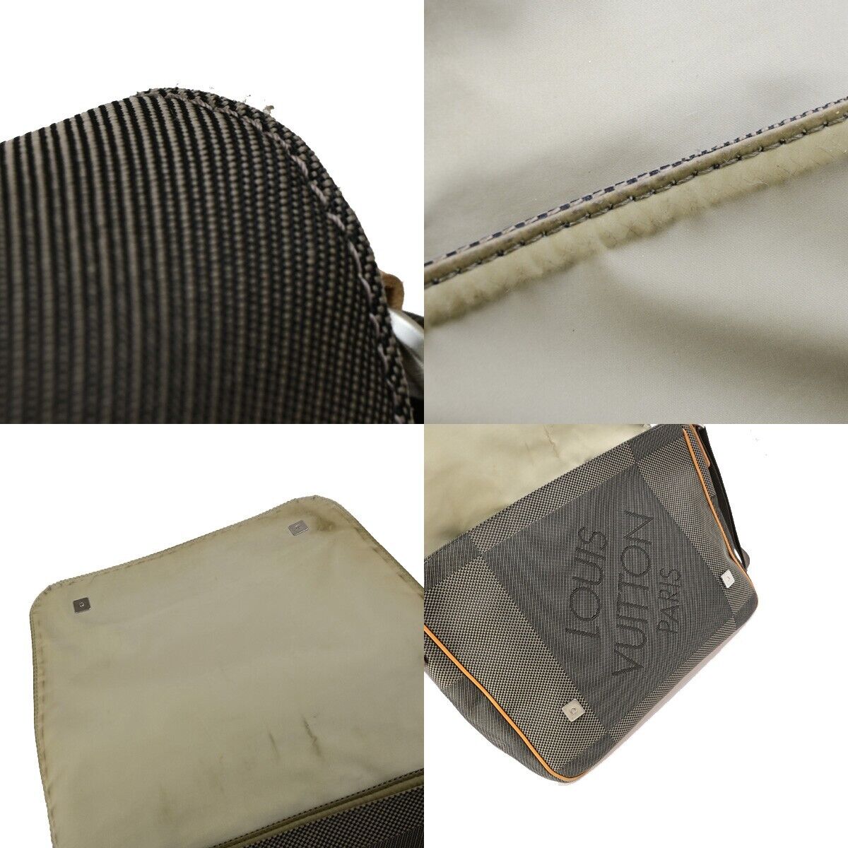 LOUIS VUITTON Petit Messager Shoulder Bag Damier Geant Leather KI M93617 32ED055