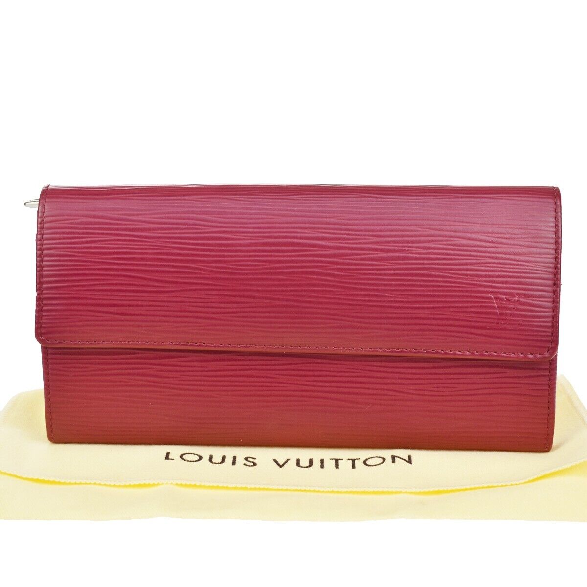 LOUIS VUITTON Portefeuille Sarah Long Bifold Wallet Epi Pink M60317 67JH193
