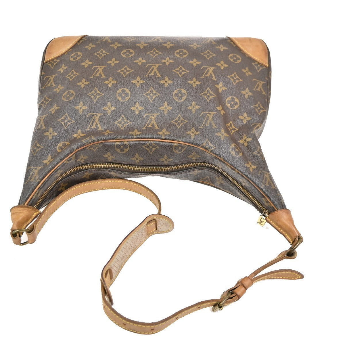 LOUIS VUITTON Boulogne 35 Shoulder Bag Monogram Leather Brown M51260 34MA065