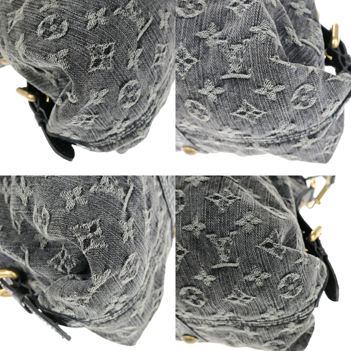LOUIS VUITTON Neo Cabby GM 2Way Shoulder Bag Monogram Denim BK M95352 660YG092