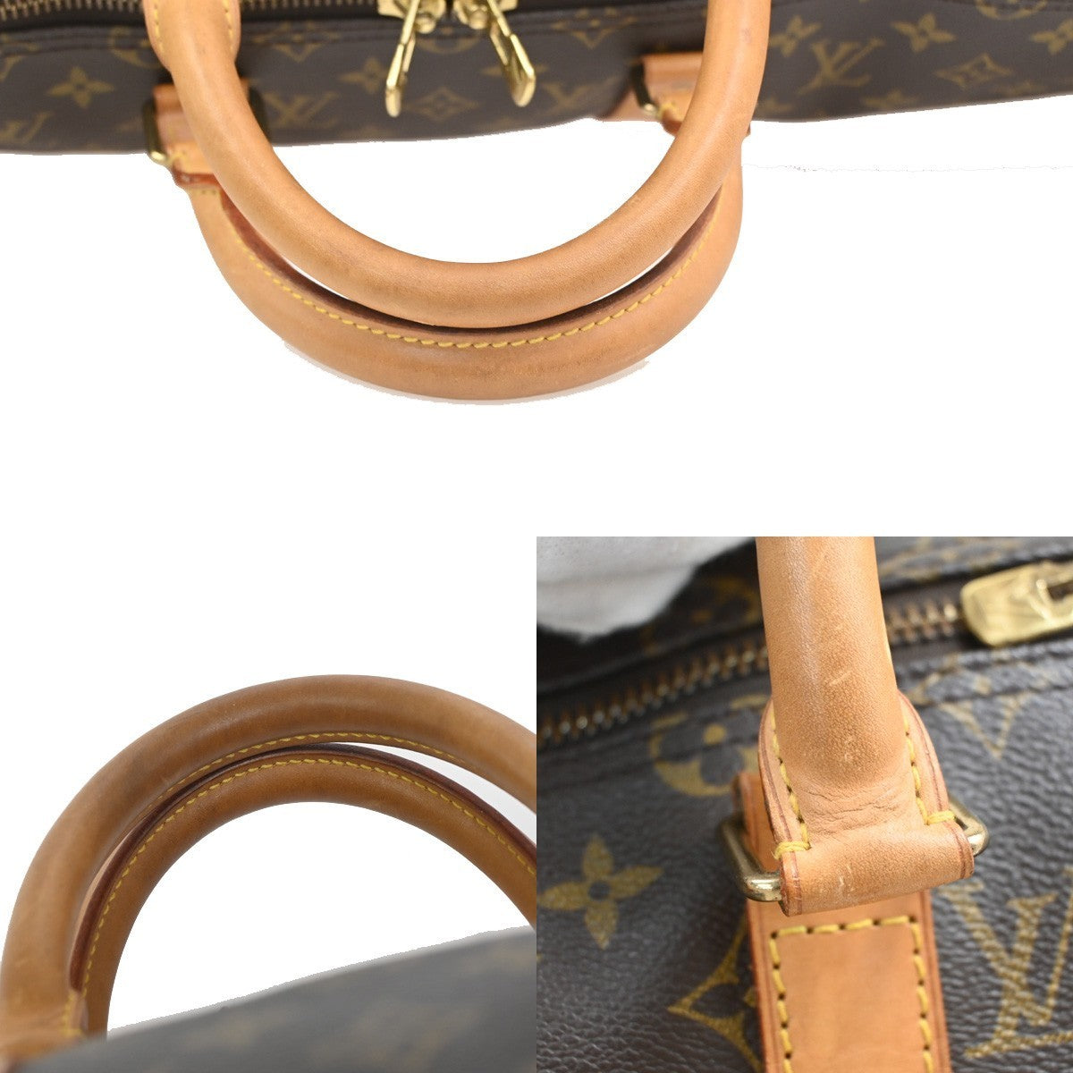 LOUIS VUITTON Keepall 50 Travel Hand Bag Monogram Leather Brown M41426 16PA094