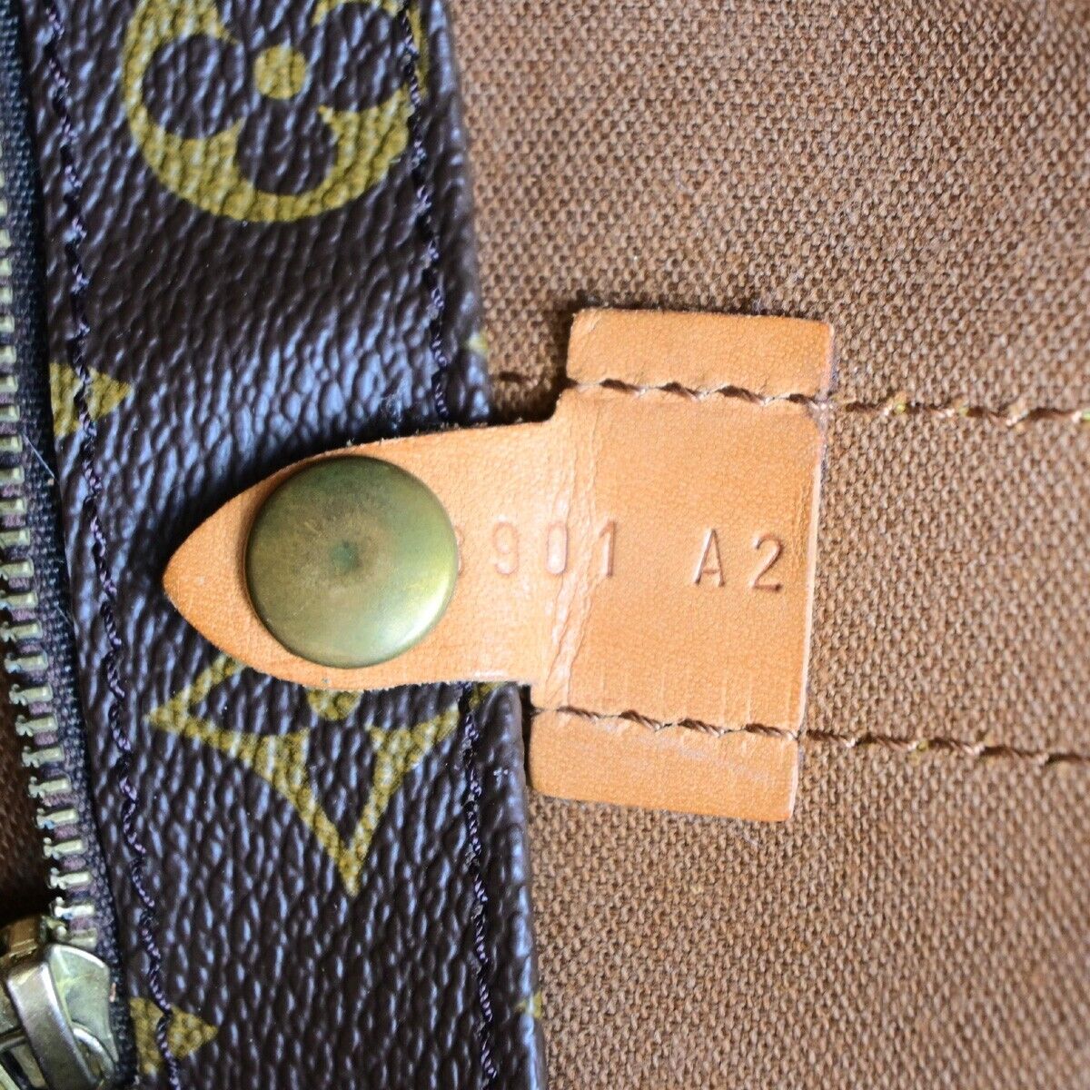 LOUIS VUITTON LV Randonnee GM Shoulder Bag Monogram Leather Brown M42244 85FB210