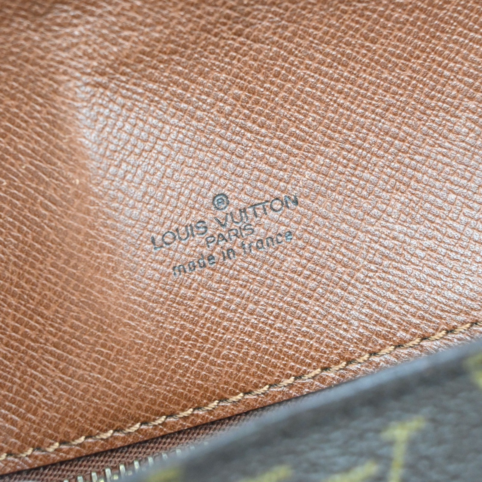 LOUIS VUITTON Saint Cloud GM Shoulder Bag Monogram Leather Brown M51242 80MA658