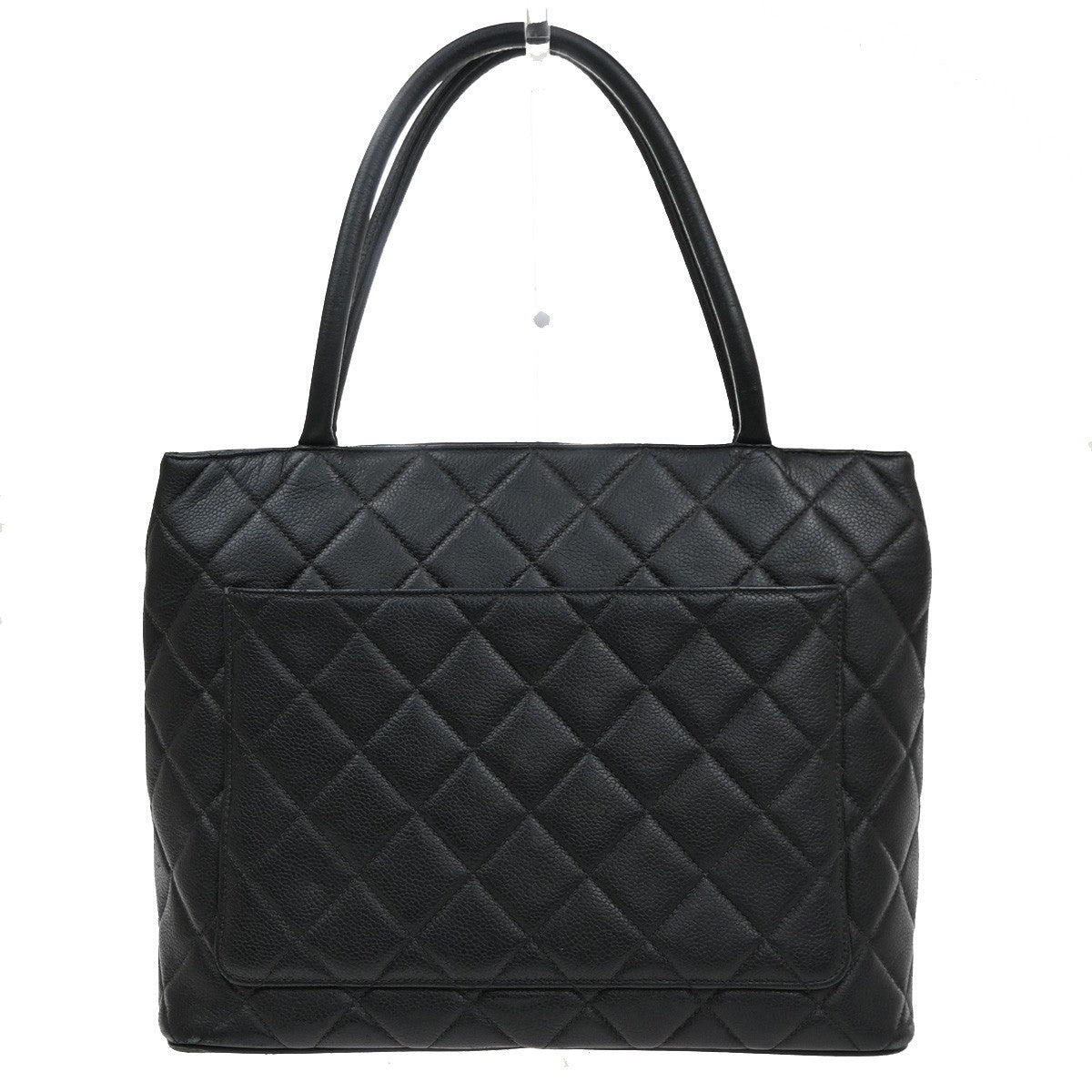 CHANEL CC Matelasse Medallion Hand Tote Bag Grained Calfskin Leather VTE 99MA635