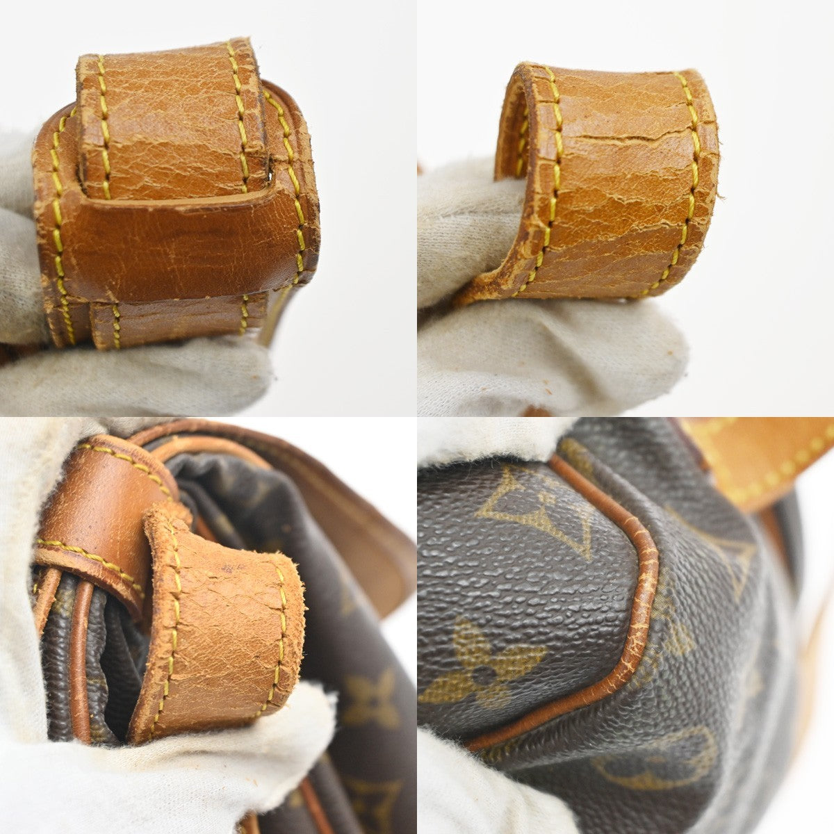 LOUIS VUITTON Saumur 35 Shoulder Bag Monogram Leather BN France M42254 83KC992