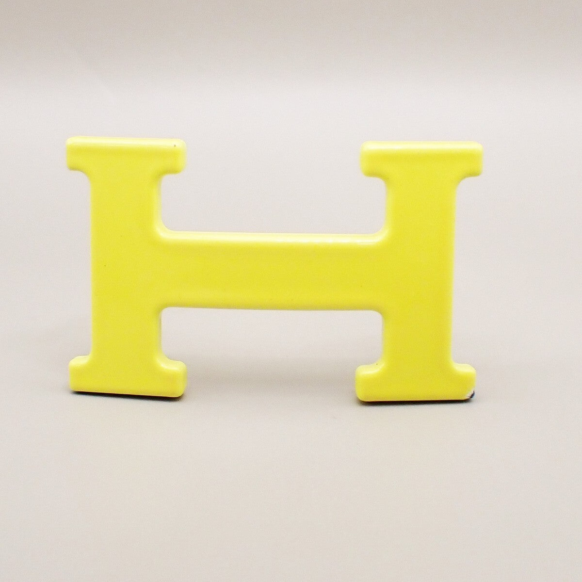 HERMES H Logo Constance Buckle Metal Yellow France 62RK807