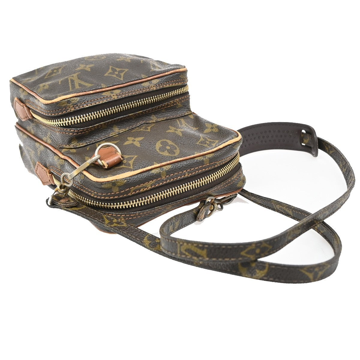 LOUIS VUITTON Mini Amazon Shoulder Bag Monogram Leather Brown M45238 67EF873