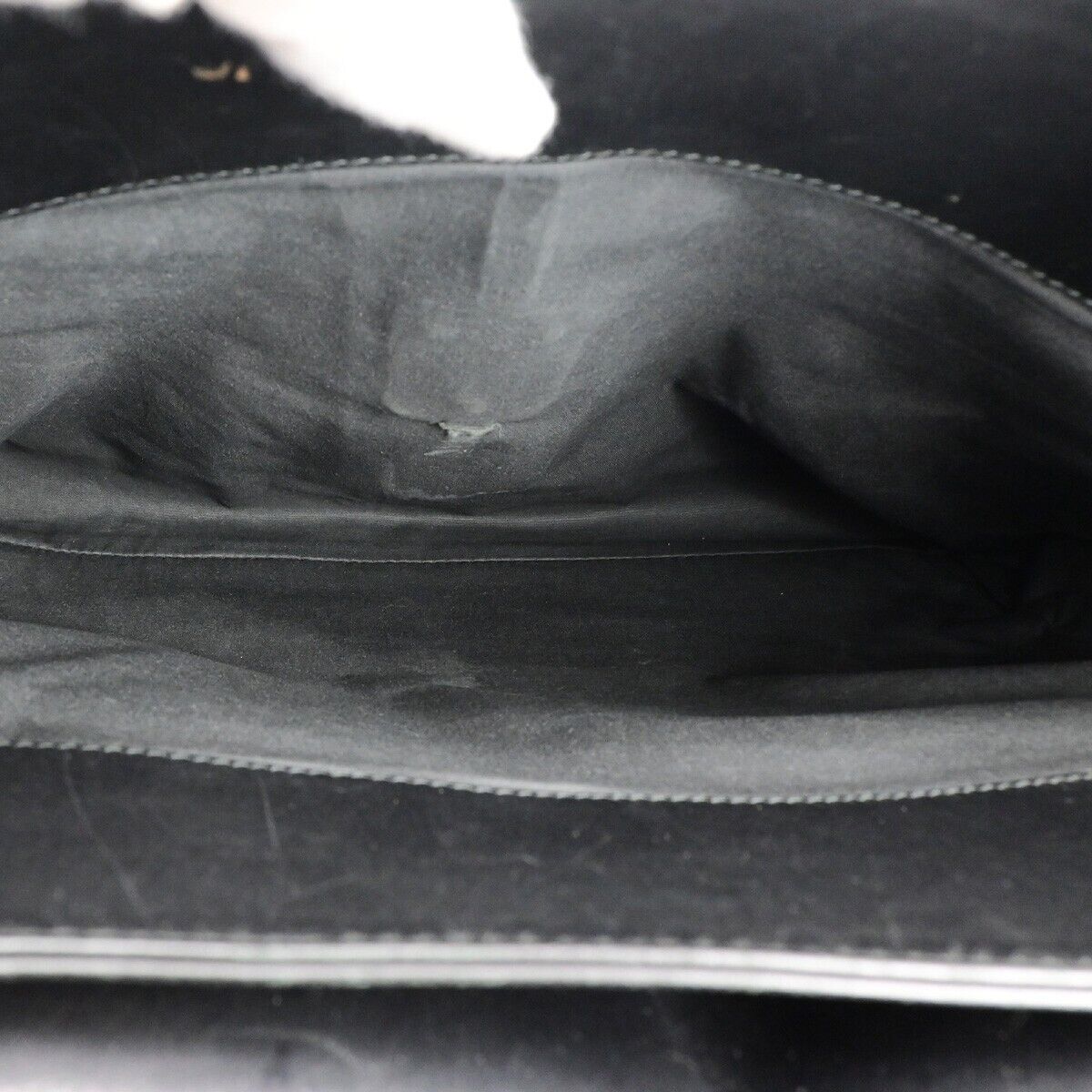 BOTTEGA VENETA Intrecciato Hand Bag Business Bag Leather Black Italy 83SH964