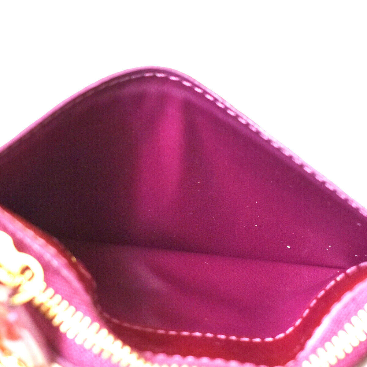 LOUIS VUITTON Pochette Cles Coin Wallet Monogram Vernis Violette M93560 69YC262