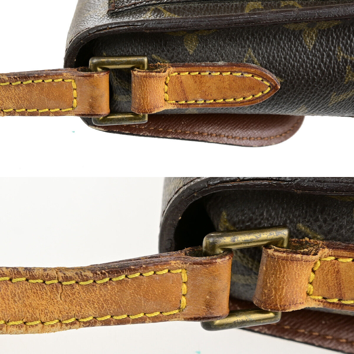 LOUIS VUITTON Mini Saint Cloud Shoulder Bag Monogram Leather BN M51244 04YG772