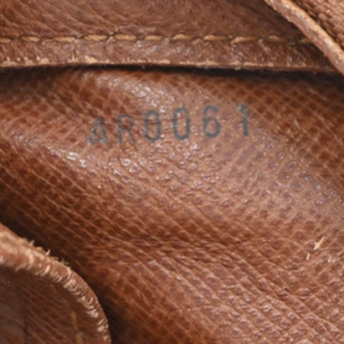 LOUIS VUITTON Orsay Clutch Hand Bag Monogram Leather Brown France M51790 08PA046