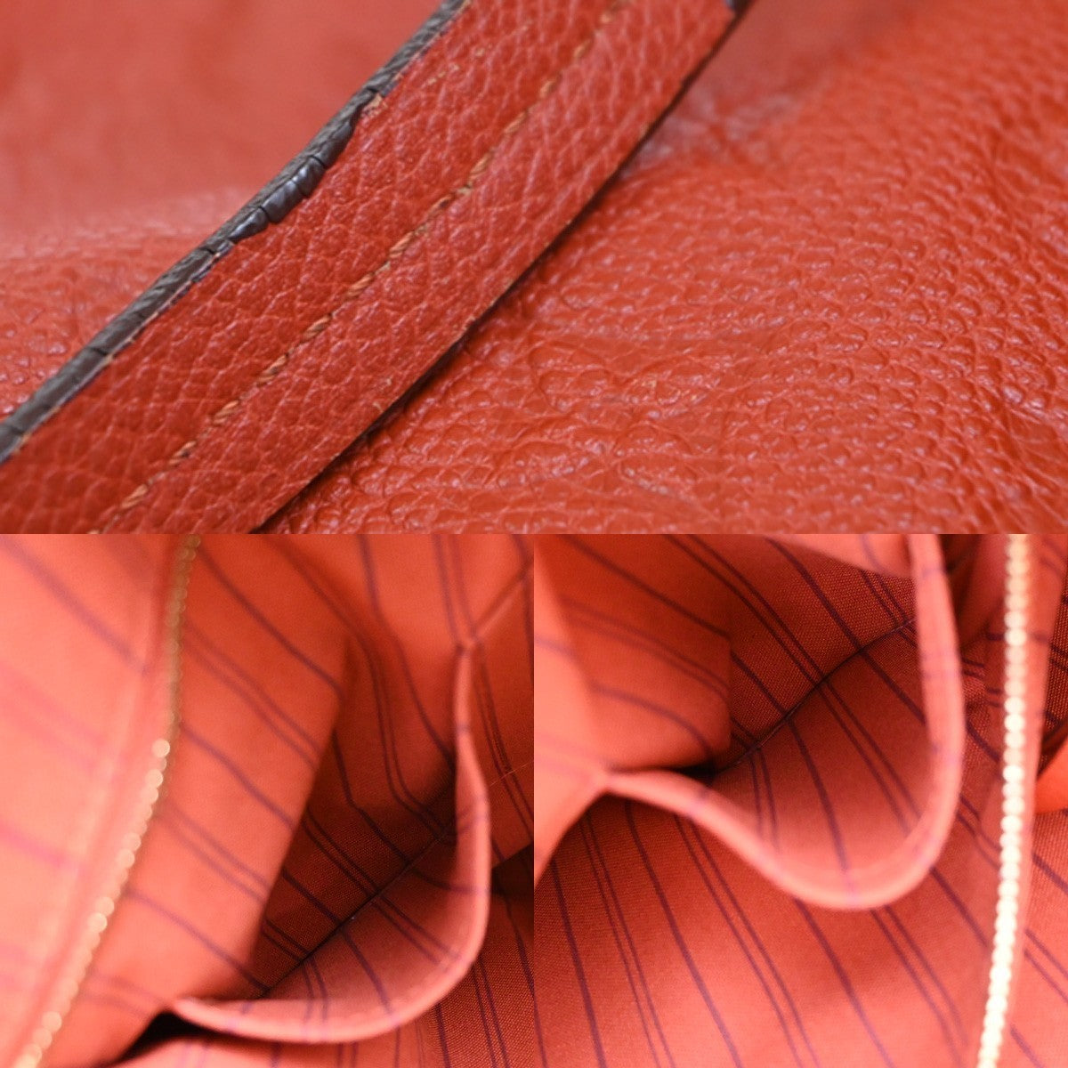 LOUIS VUITTON Citadin PM Shoulder Bag Monogram Empreinte Red M40556 82KP499