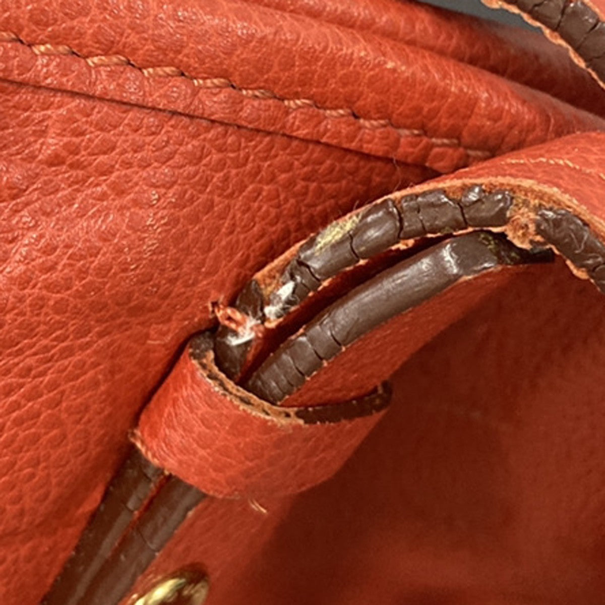 LOUIS VUITTON Citadin PM Shoulder Bag Monogram Empreinte Red M40556 82KP499