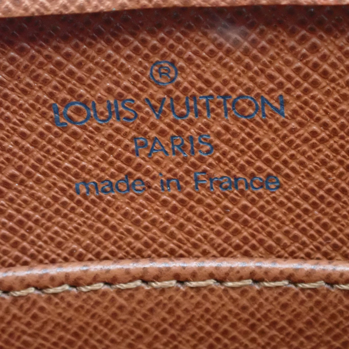 LOUIS VUITTON Orsay Clutch Hand Bag Monogram Leather Brown France M51790 69AA196