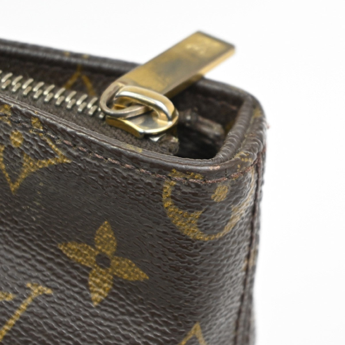 LOUIS VUITTON Cabas Piano Shoulder Bag Monogram Leather Brown M51148 80CA724