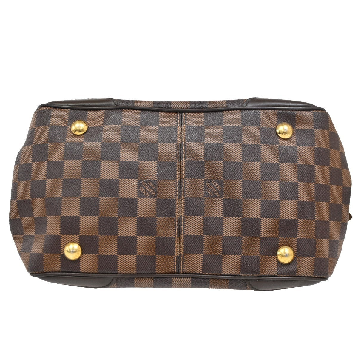 LOUIS VUITTON Verona PM Shoulder Bag Damie Ebene Leather Brown N41117 17KB791