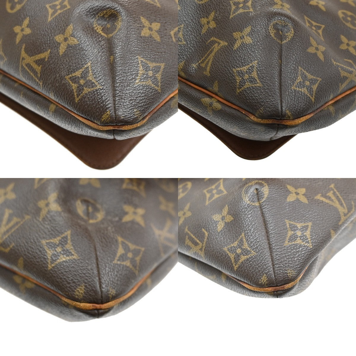 LOUIS VUITTON Musette Shoulder Bag Monogram Leather Brown France M51256 74PA030