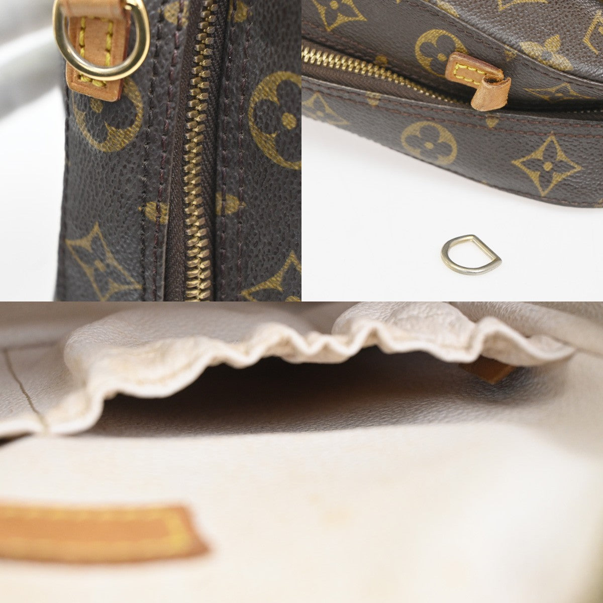 LOUIS VUITTON Spontini Shoulder Hand Bag Monogram Leather BN M47500 33CA541